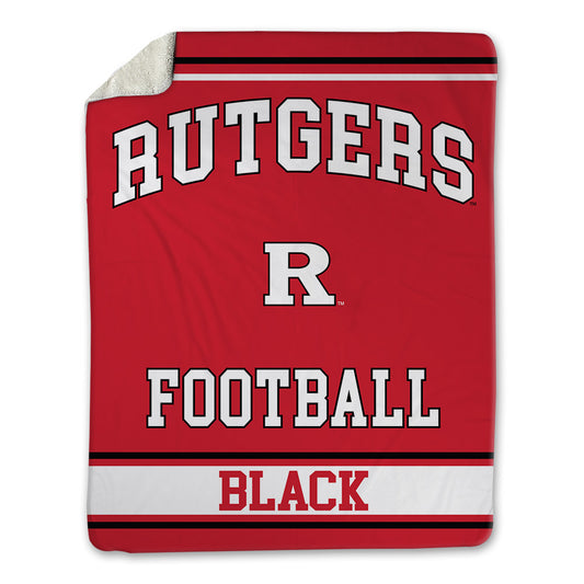 Rutgers - NCAA Football : Benjamin Black - Blanket-0