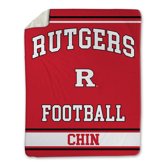 Rutgers - NCAA Football : Dantae Chin - Blanket-0
