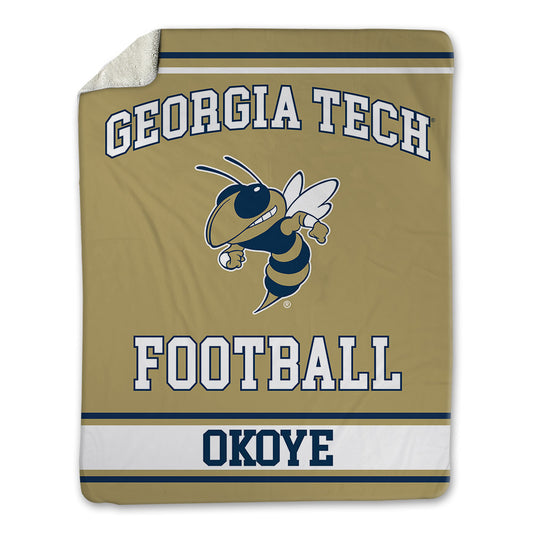 Georgia Tech - NCAA Football : Chuma Okoye - Blanket-0