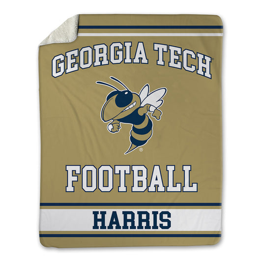 Georgia Tech - NCAA Football : Tae Harris - Blanket-0
