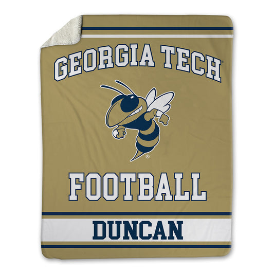 Georgia Tech - NCAA Football : Bayler Duncan - Blanket-0