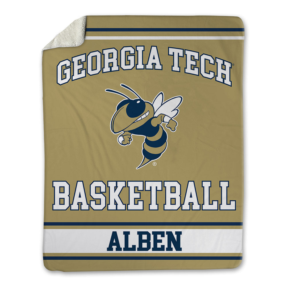 Georgia Tech - NCAA Women's Basketball : Catherine Alben - Blanket-0