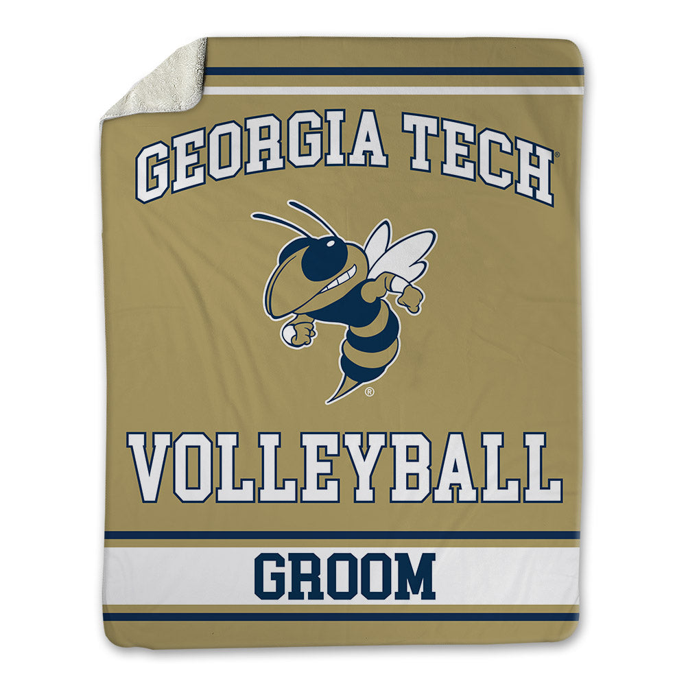 Georgia Tech - NCAA Women's Volleyball : Anika Groom - Blanket-0