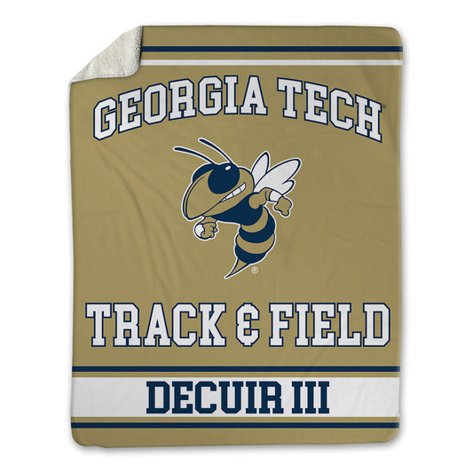 Georgia Tech - NCAA Men's Track & Field : Winston DeCuir III - Blanket-0