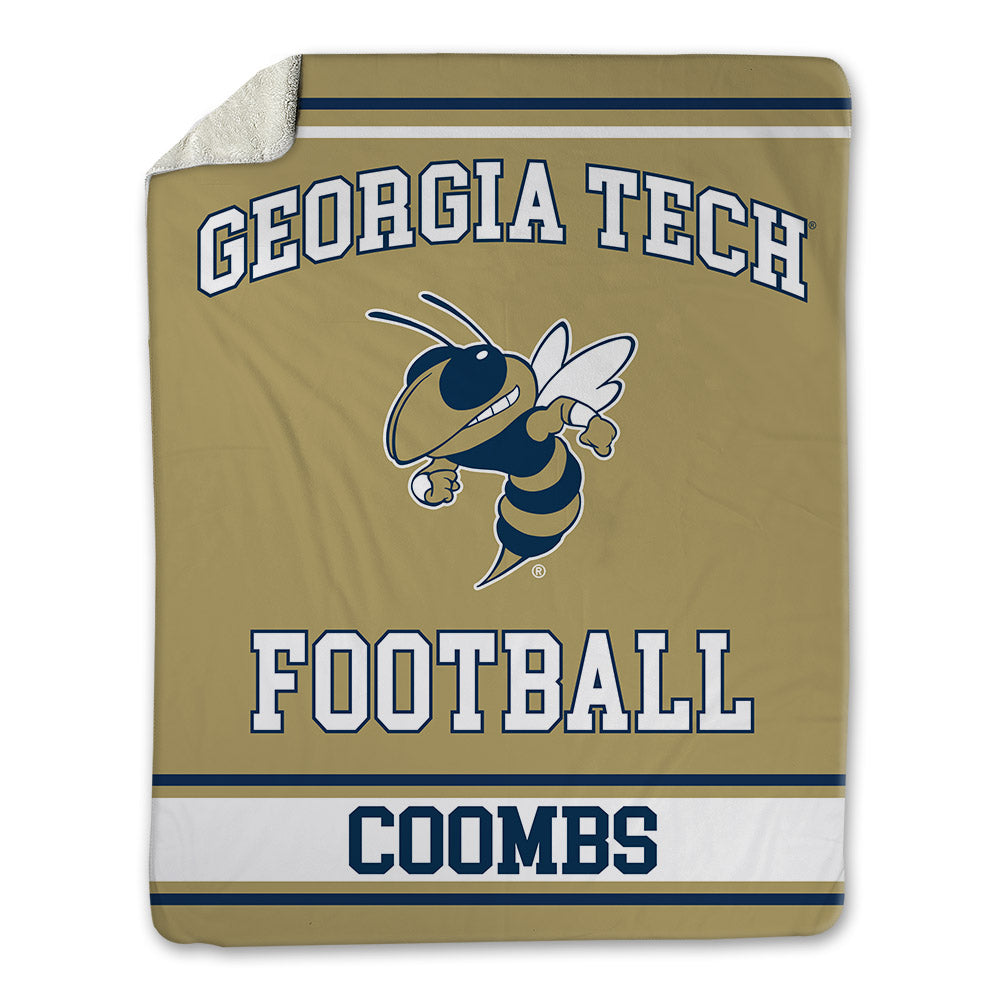 Georgia Tech - NCAA Football : Carrington Coombs - Blanket-0