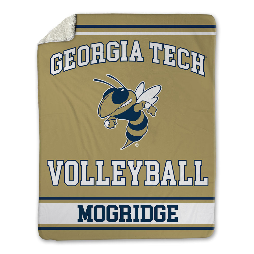 Georgia Tech - NCAA Women's Volleyball : liv mogridge - Blanket-0