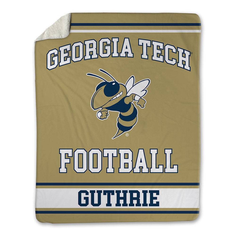 Georgia Tech - NCAA Football : Ben Guthrie - Blanket-0