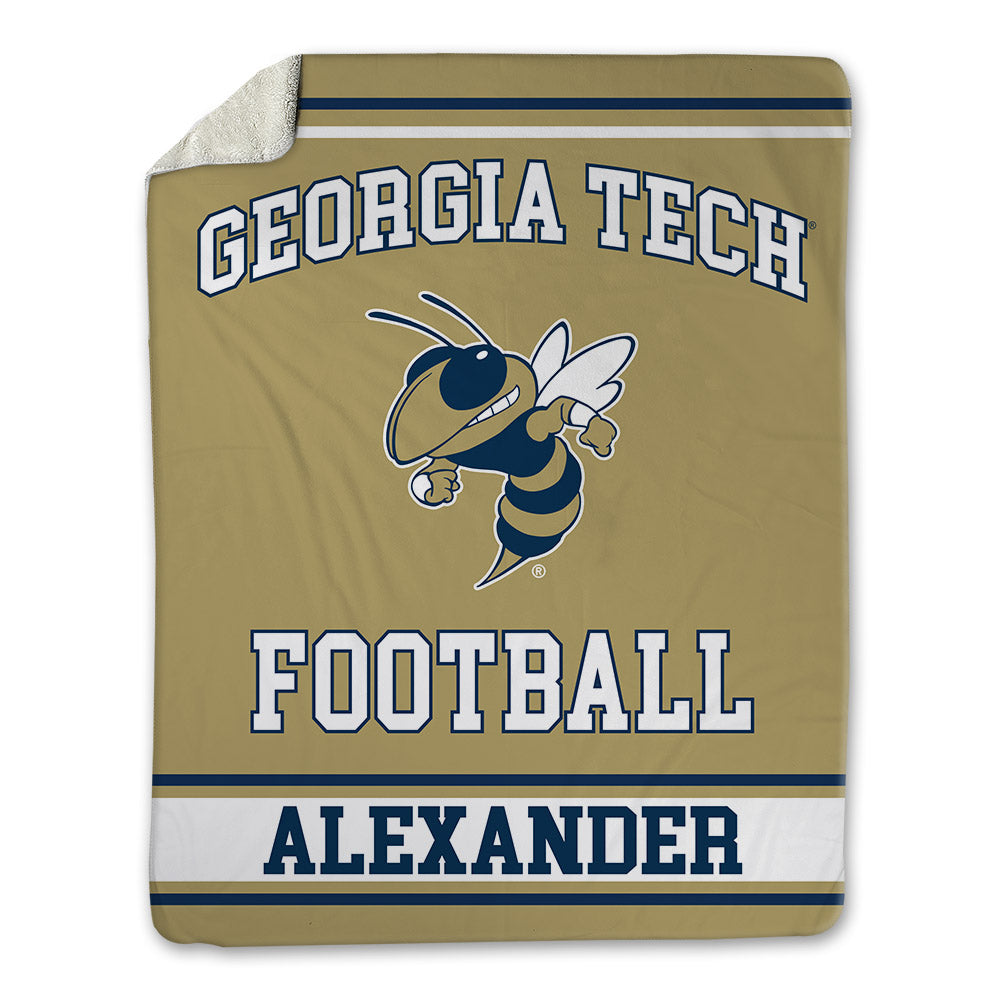 Georgia Tech - NCAA Football : Chad Alexander - Blanket-0