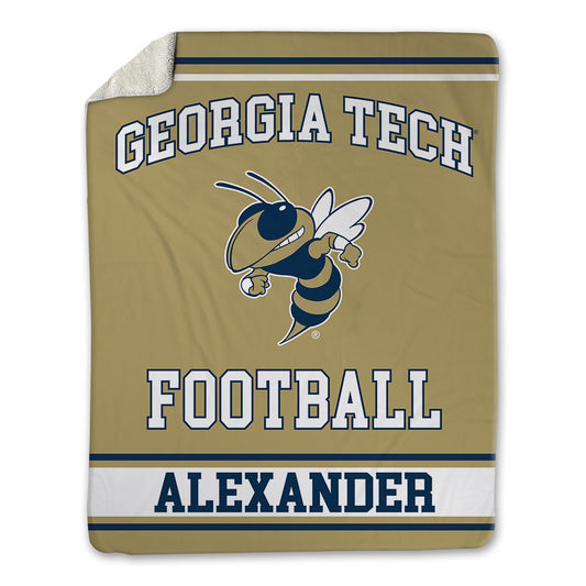 Georgia Tech - NCAA Football : Chad Alexander - Blanket-0