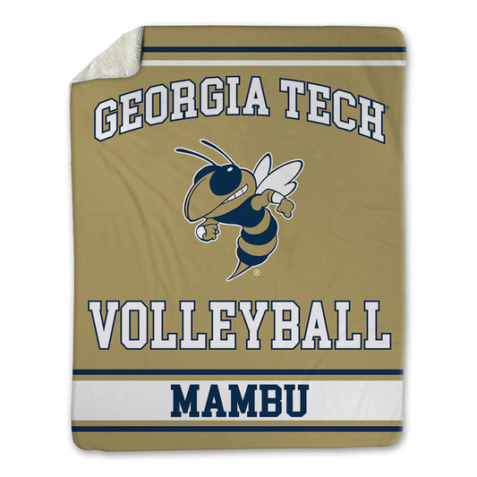 Georgia Tech - NCAA Women's Volleyball : Lameen Mambu - Blanket-0