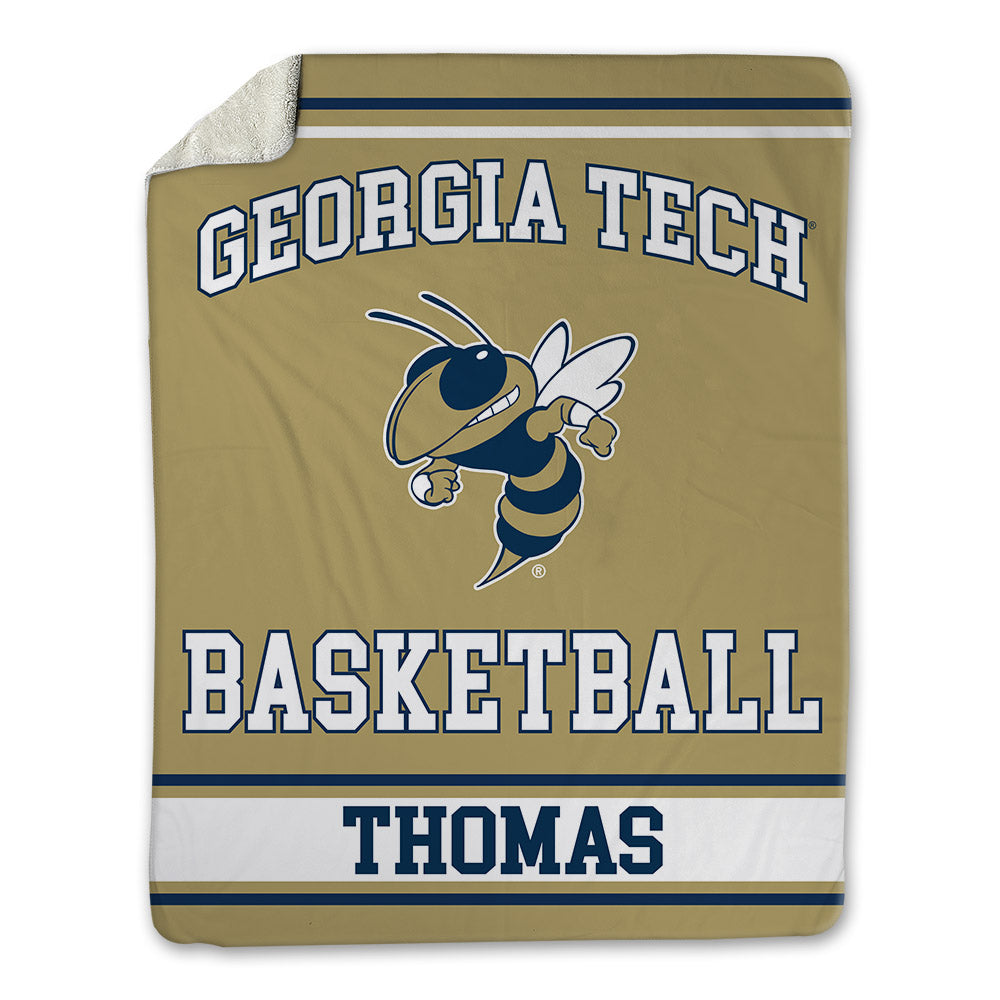 Georgia Tech - NCAA Women's Basketball : D'Asia Thomas - Blanket-0