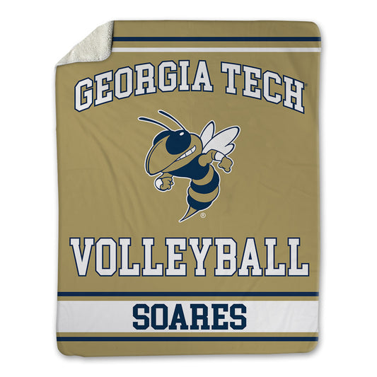 Georgia Tech - NCAA Women's Volleyball : Heloise Soares - Blanket-0