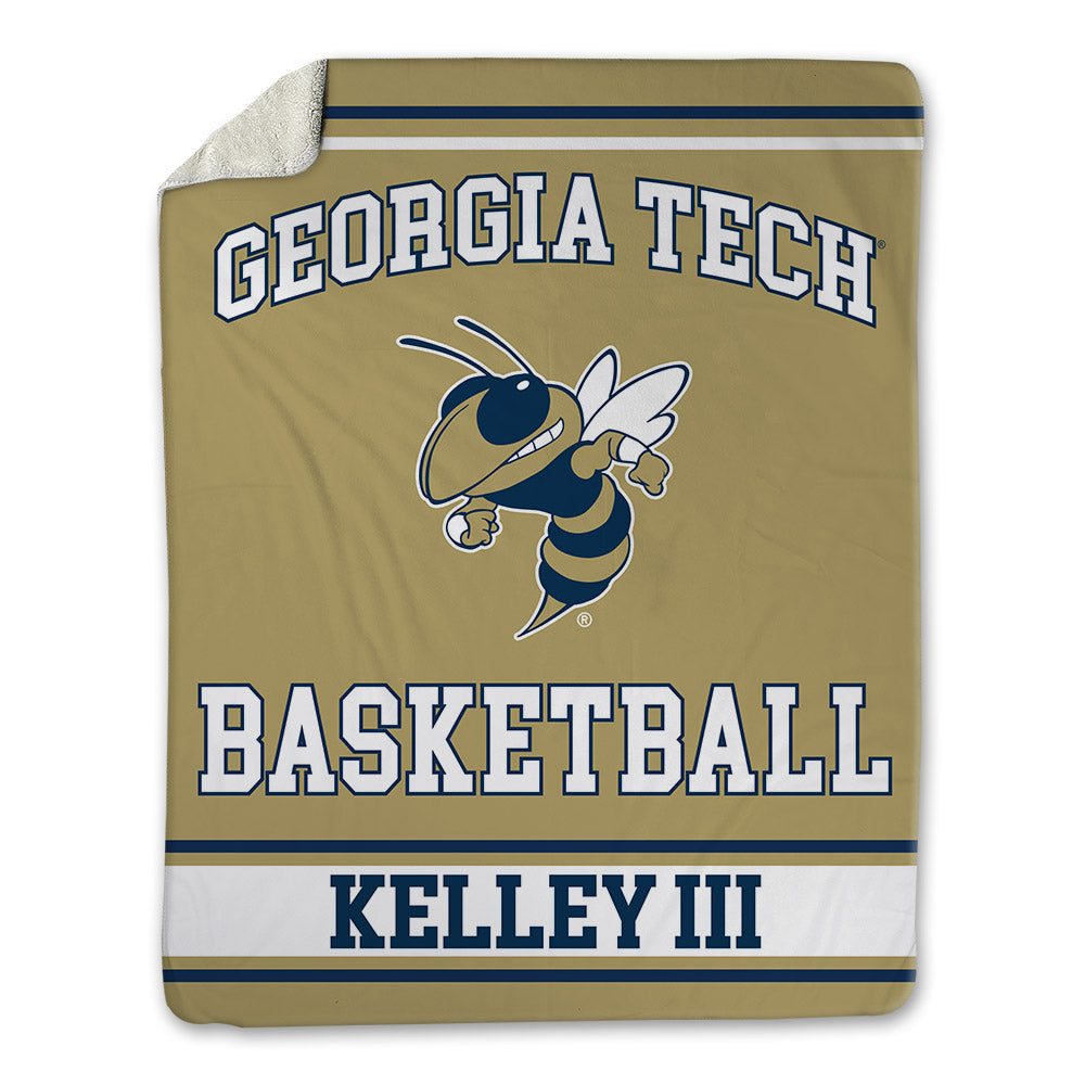 Georgia Tech - NCAA Men's Basketball : Chas Kelley III - Blanket-0
