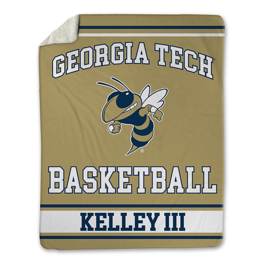 Georgia Tech - NCAA Men's Basketball : Chas Kelley III - Blanket-0