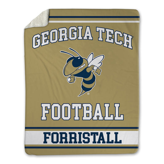 Georgia Tech - NCAA Football : Myles Forristall - Blanket-0