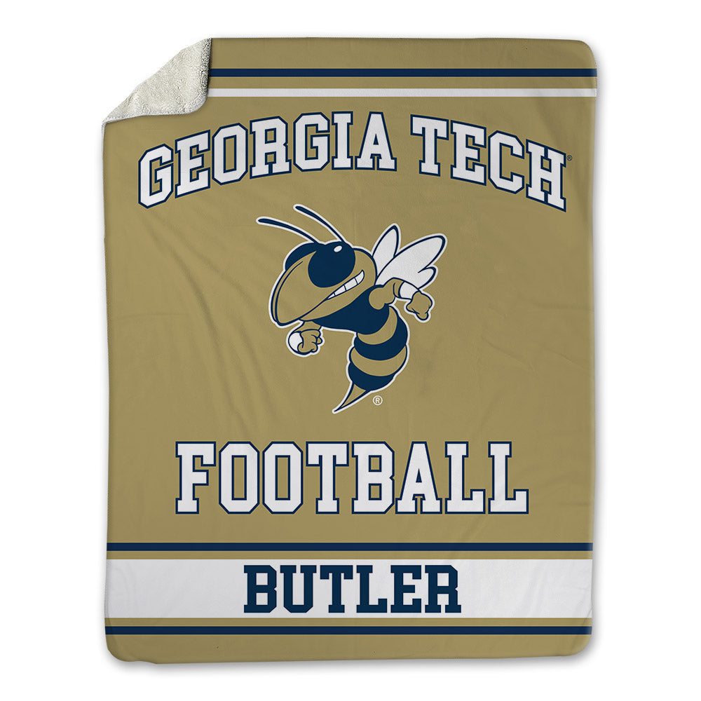 Georgia Tech - NCAA Football : Tah'J Butler - Blanket-0