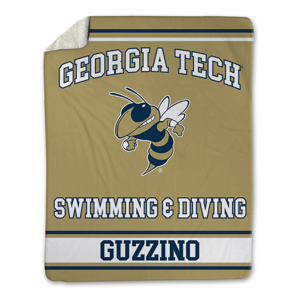 Georgia Tech - NCAA Women's Swimming & Diving : MaryGrace Guzzino - Blanket-0