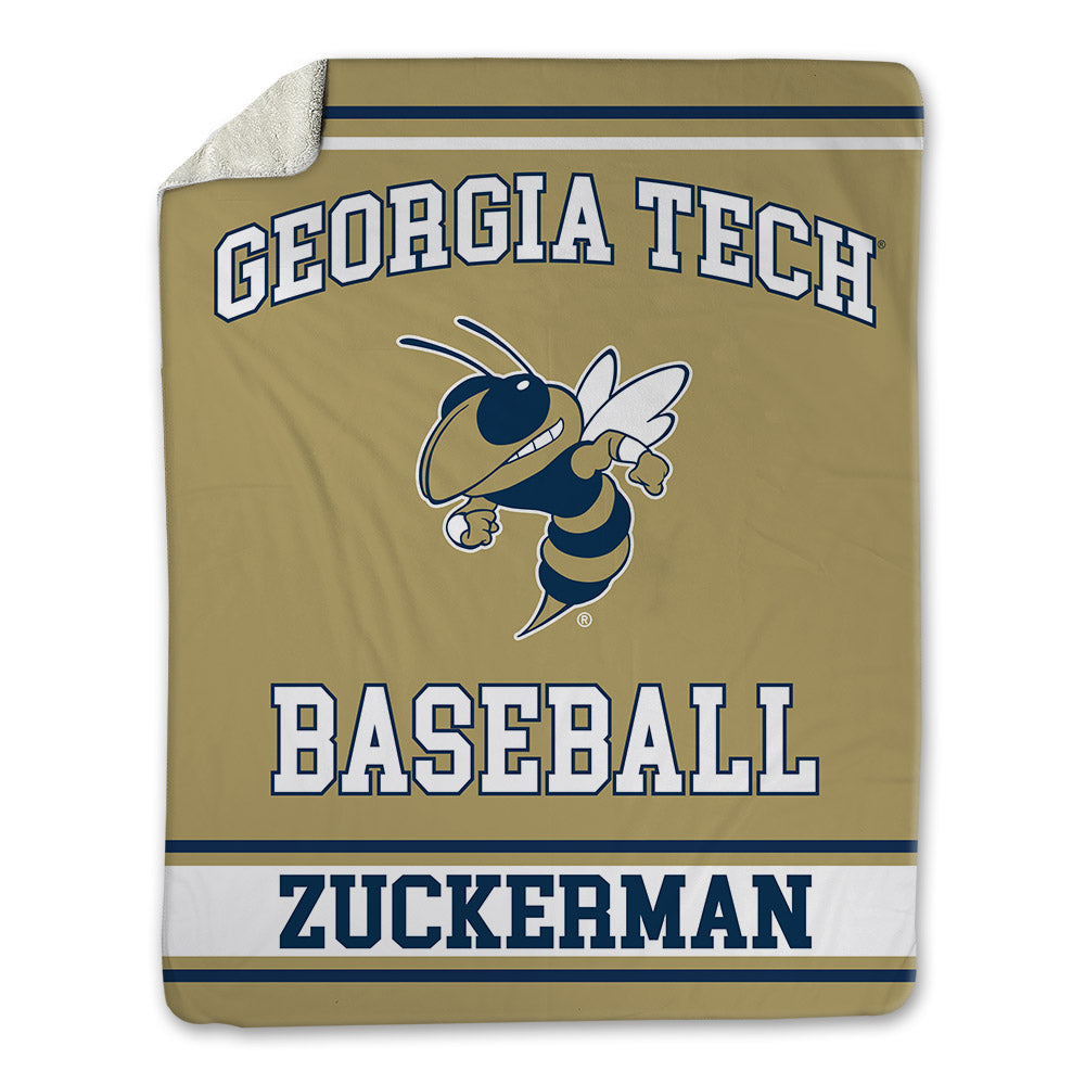 Georgia Tech - NCAA Baseball : Ryan Zuckerman - Blanket-0