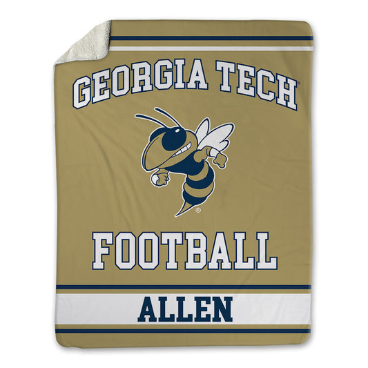 Georgia Tech - NCAA Football : Jordan Allen - Blanket-0