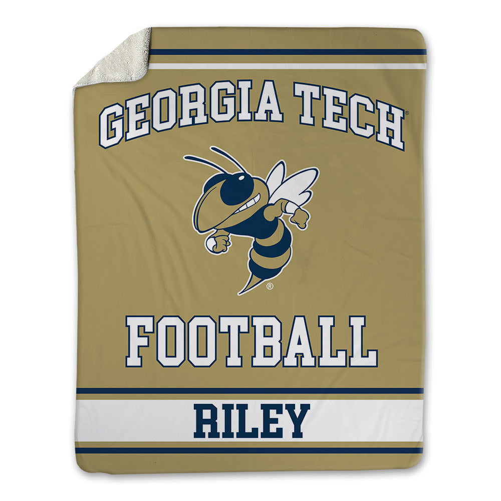 Georgia Tech - NCAA Football : Savion Riley - Blanket-0