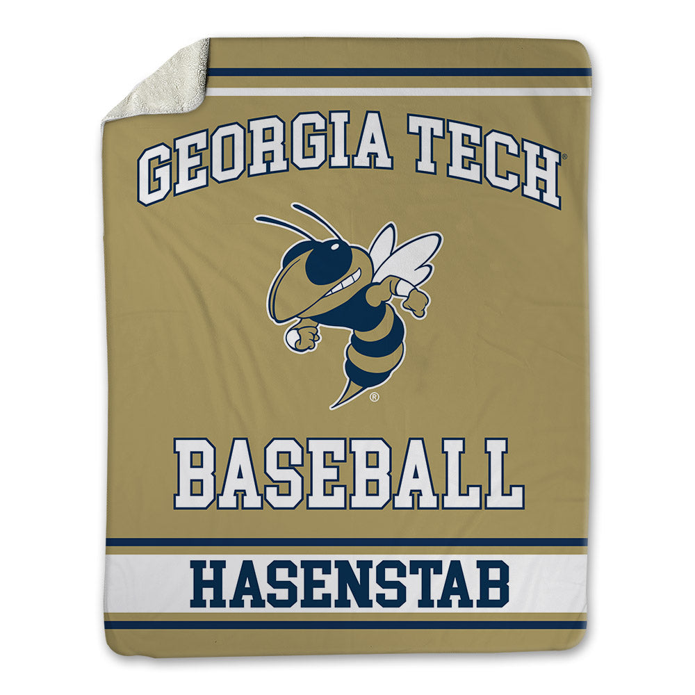 Georgia Tech - NCAA Baseball : Riley Hasenstab - Blanket-0
