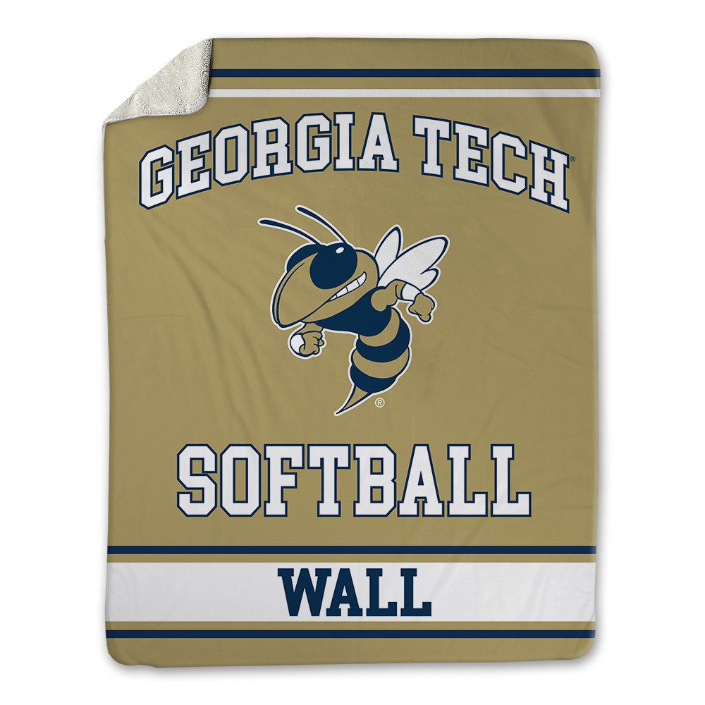 Georgia Tech - NCAA Softball : Raegan Wall - Blanket-0