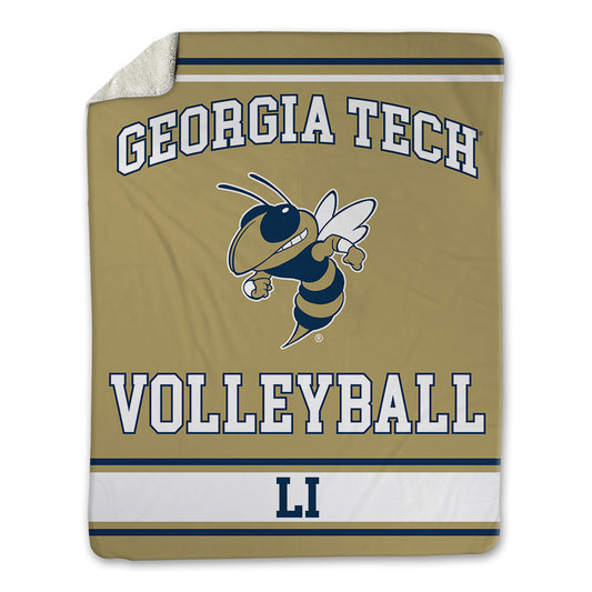 Georgia Tech - NCAA Women's Volleyball : Abigail Li - Blanket-0