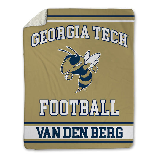 Georgia Tech - NCAA Football : Jordan van den Berg - Blanket-0