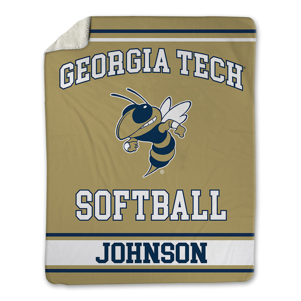 Georgia Tech - NCAA Softball : Madalyn Johnson - Blanket-0