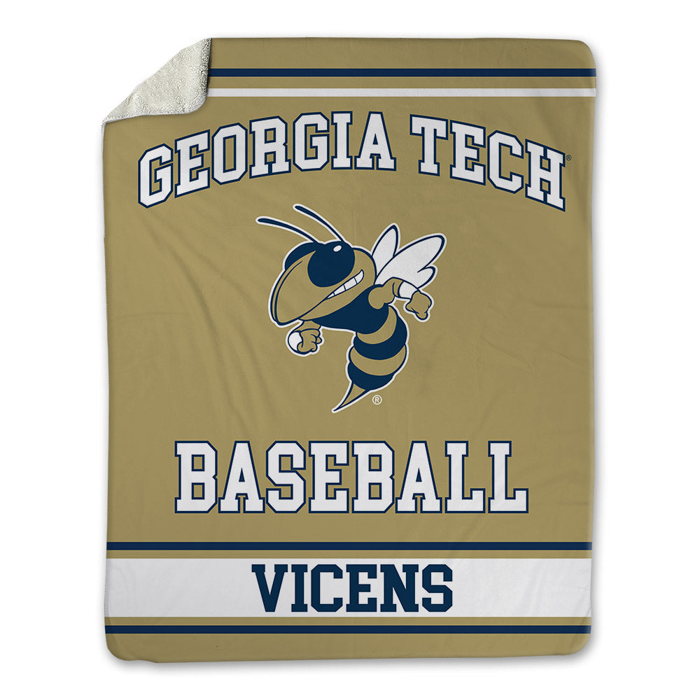 Georgia Tech - NCAA Baseball : Jamie Vicens - Blanket-0