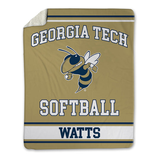 Georgia Tech - NCAA Softball : Sydnie Watts - Blanket-0