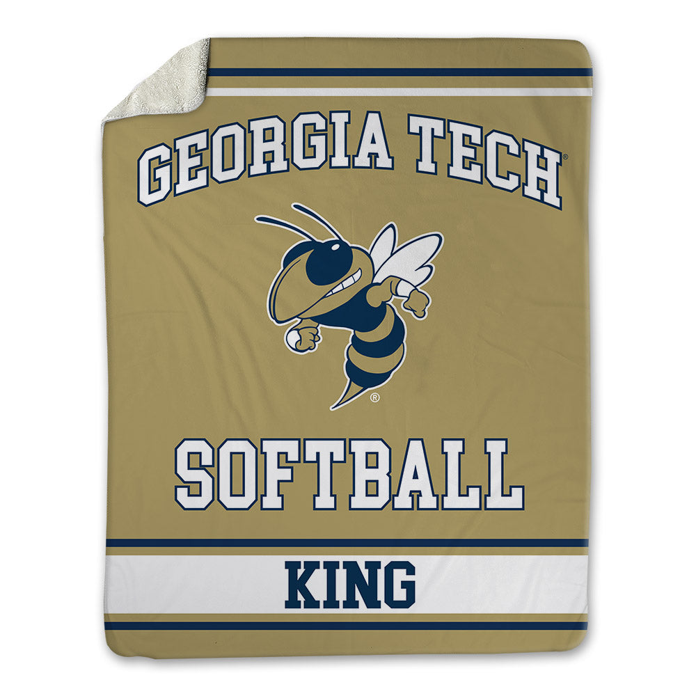 Georgia Tech - NCAA Softball : Gracie King - Blanket-0