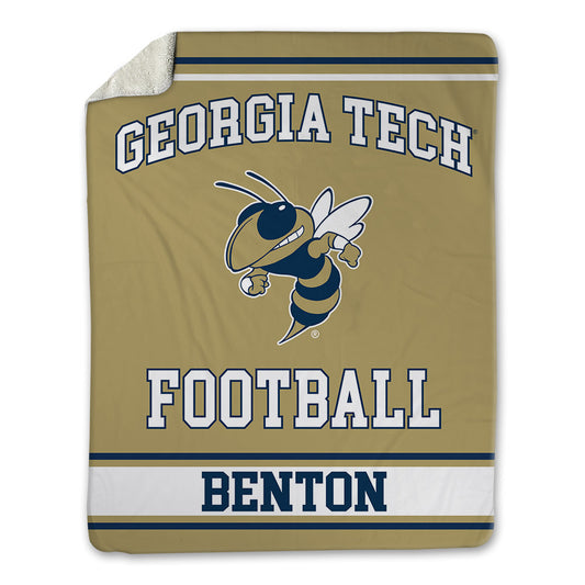 Georgia Tech - NCAA Football : Will Benton - Blanket-0