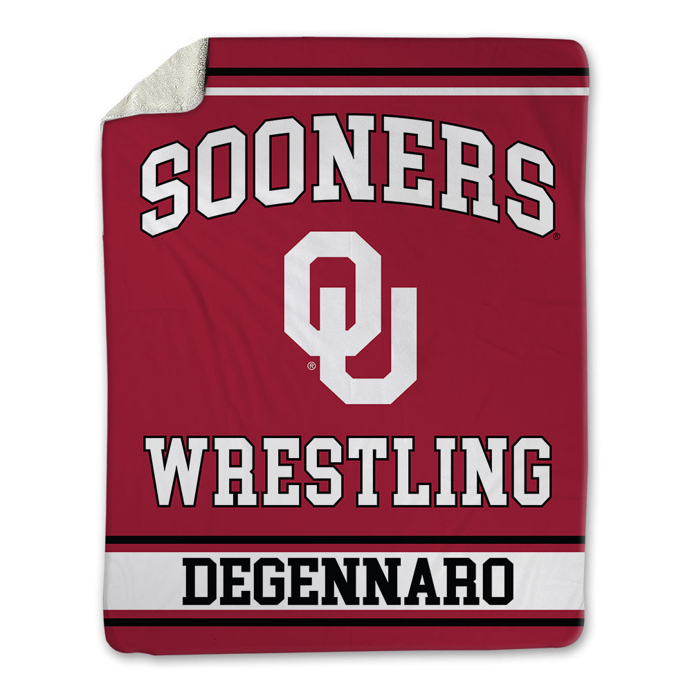 Oklahoma - NCAA Wrestling : Sebastian Degennaro - Blanket-0