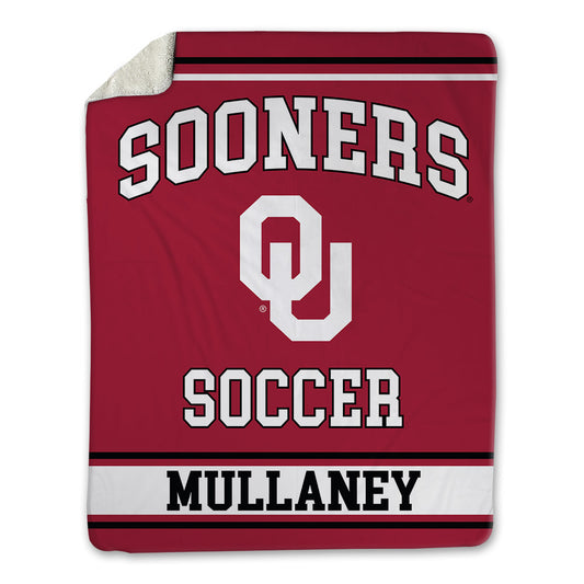 Oklahoma - NCAA Women's Soccer : Brenlin Mullaney - Blanket-0
