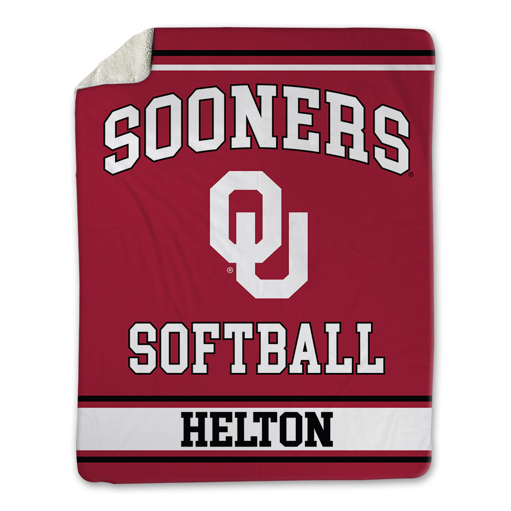 Oklahoma - NCAA Softball : Chaney Helton - Blanket-0