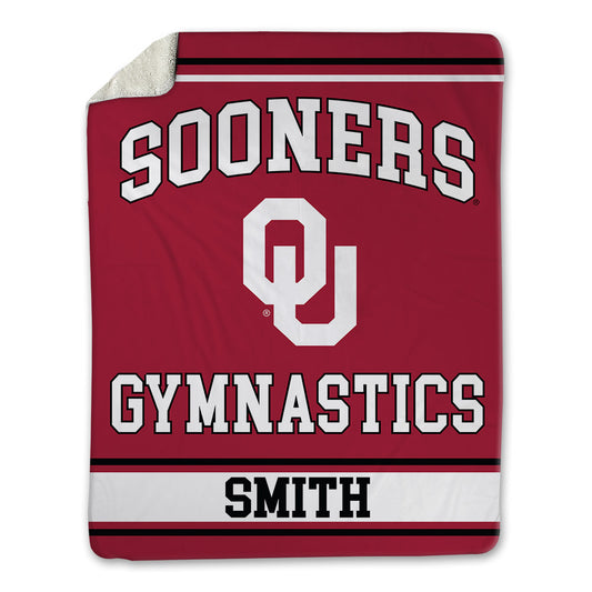 Oklahoma - NCAA Women's Gymnastics : Caitlin Smith - Blanket-0