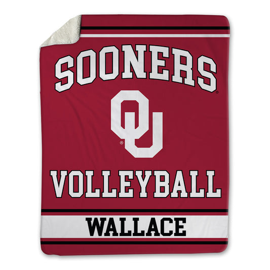 Oklahoma - NCAA Women's Volleyball : Whitney Wallace - Blanket-0