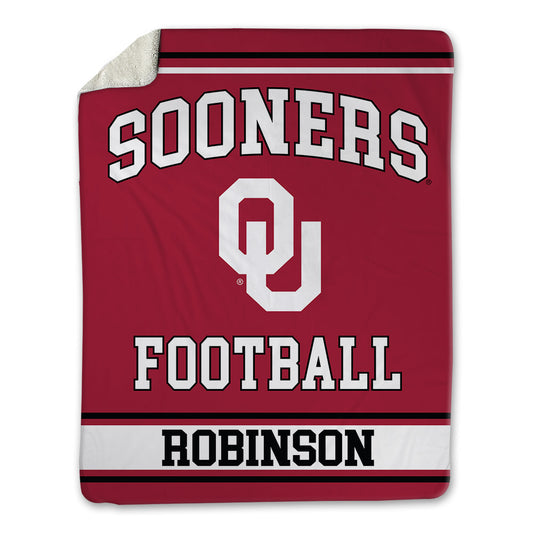 Oklahoma - NCAA Football : Xavier Robinson - Blanket-0
