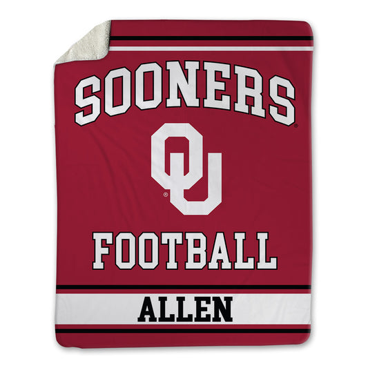 Oklahoma - NCAA Football : Gunnar Allen - Blanket-0