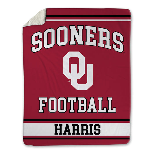 Oklahoma - NCAA Football : Brian Harris - Blanket-0