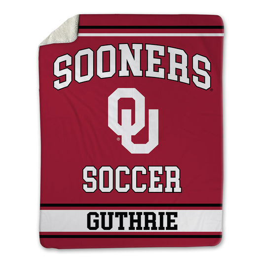 Oklahoma - NCAA Women's Soccer : Aly Guthrie - Blanket-0