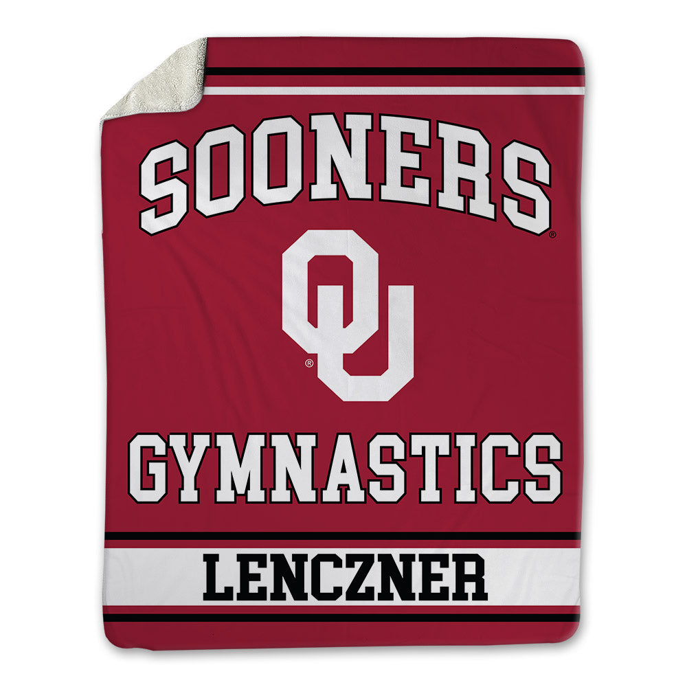 Oklahoma - NCAA Women's Gymnastics : Aspen Lenczner - Blanket-0