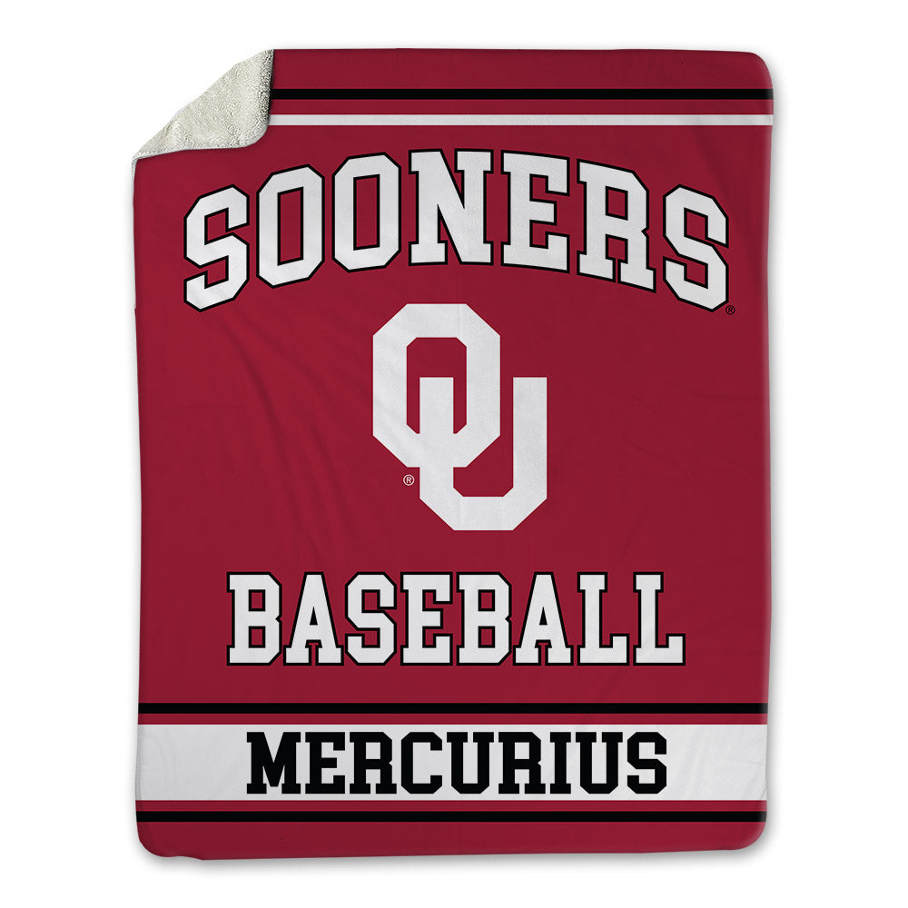 Oklahoma - NCAA Baseball : LJ Mercurius - Blanket-0
