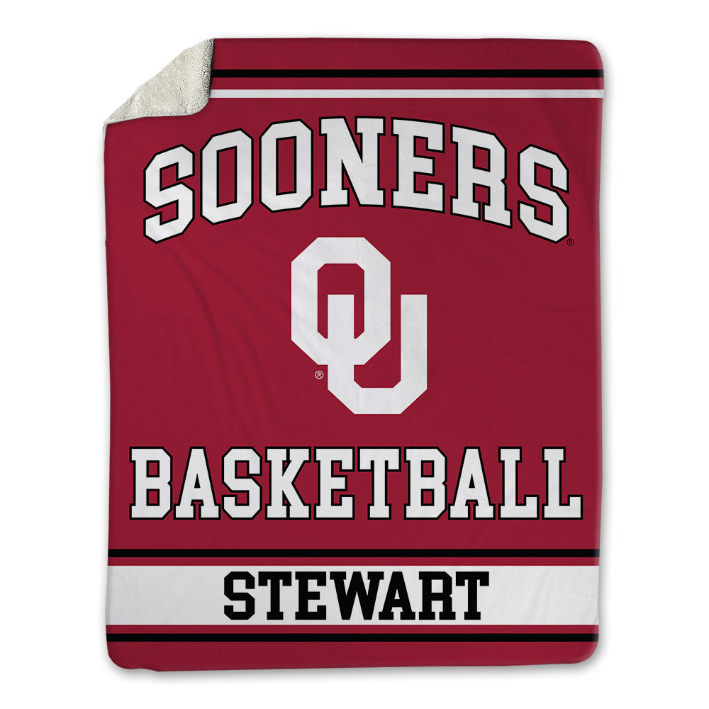 Oklahoma - NCAA Women's Basketball : Brooklyn Stewart - Blanket-0