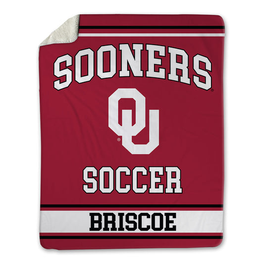 Oklahoma - NCAA Women's Soccer : Kylie Briscoe - Blanket-0