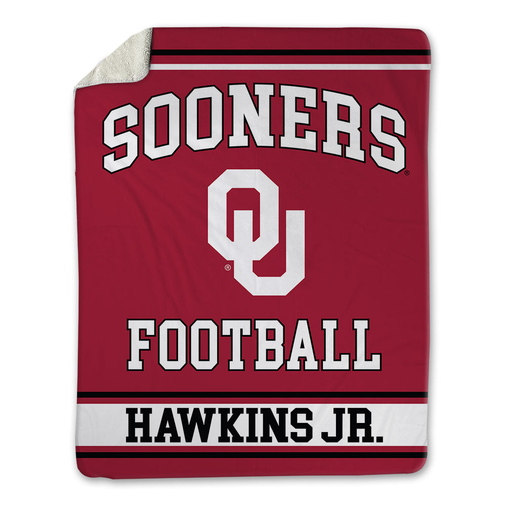 Oklahoma - NCAA Football : Michael Hawkins Jr. - Blanket-0