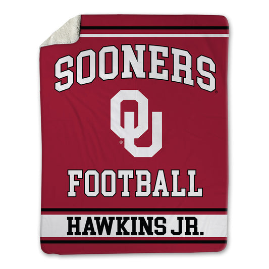 Oklahoma - NCAA Football : Michael Hawkins Jr. - Blanket-0