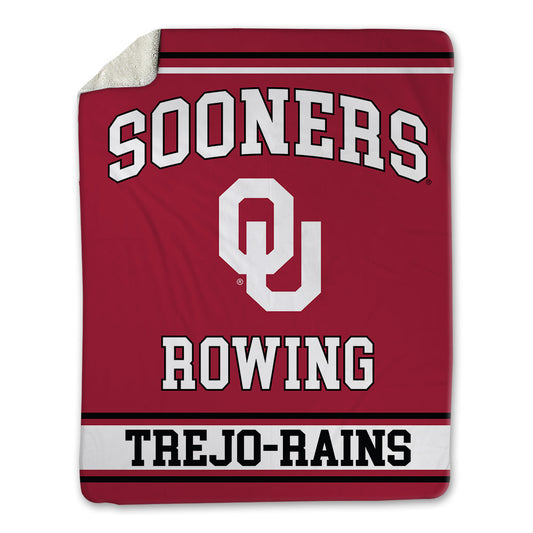 Oklahoma - NCAA Women's Rowing : Priscilla Trejo-Rains - Blanket-0