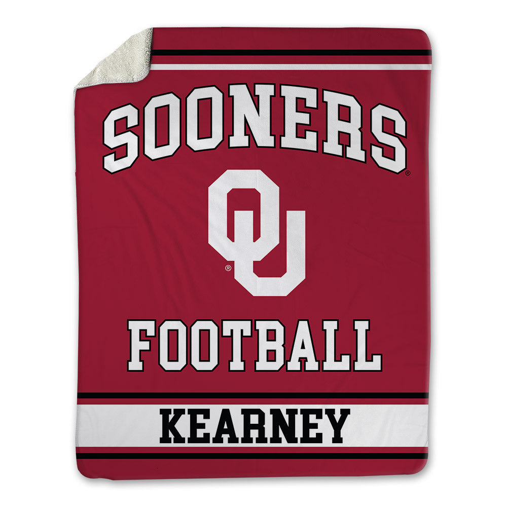 Oklahoma - NCAA Football : Zion Kearney - Blanket-0